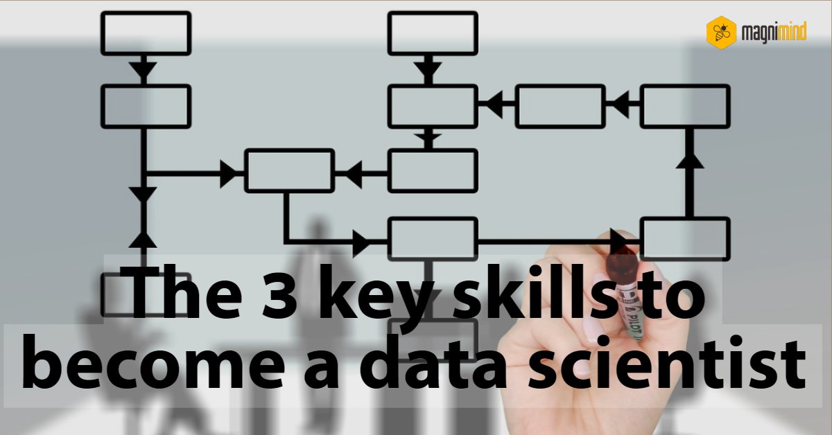 The 3 key skills to become a data scientist