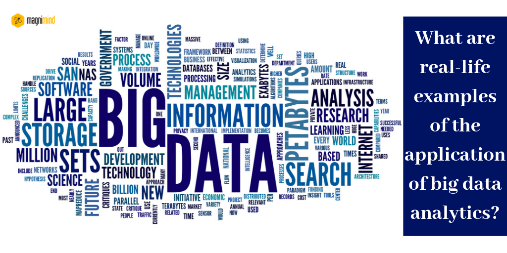 What are real-life examples of the application of big data analytics